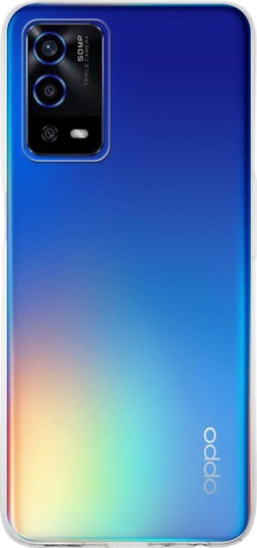 Oppo A55 Kapak 1mm Süper Silikon Şeffaf Kılıf