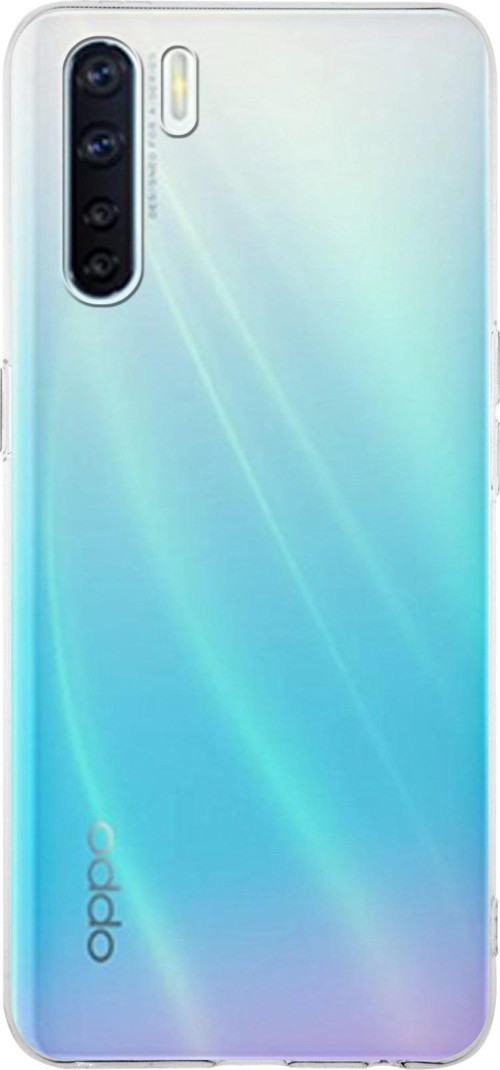 Oppo A91 Kapak 1mm Süper Silikon Şeffaf Kılıf