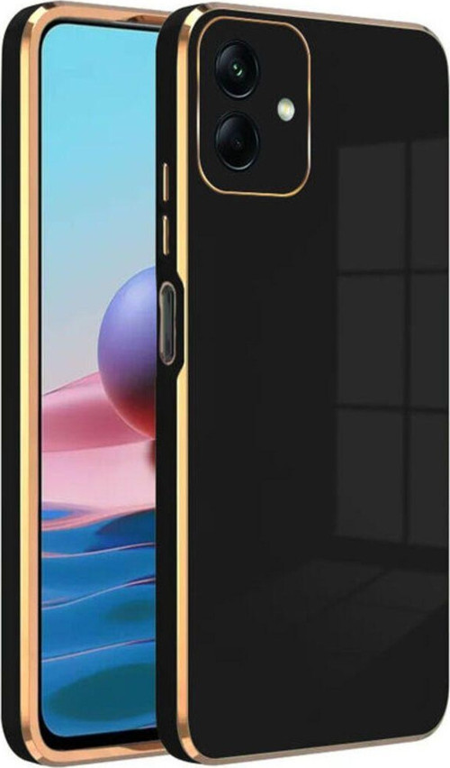 Samsung Galaxy A04 Kapak Kamera Korumalı Lazer Kesim Lüx Silikon Kılıf - Siyah
