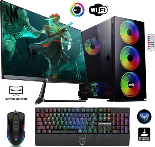 İzoly Elrond X İ5-12400F 32GB 256GB M.2 NVMe MSI RTX 3060 3X 12GB 24" Oyuncu Oem Seti