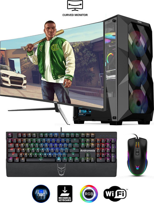 İzoly Kirlia Y i5-12400F 16GB 512GB M.2 NVMe RX 580 8GB 27" 165Hz Oyuncu Oem Seti