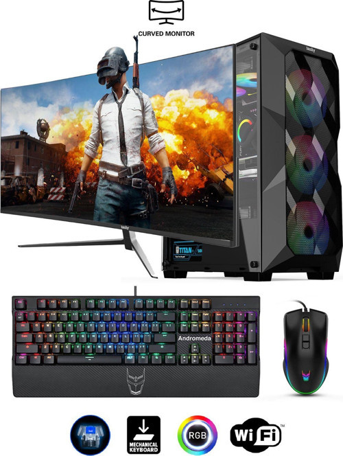 Latios Y i5-12400F 16GB 256GB M.2 NVMe RTX 2060S 6GB 27" 165Hz Oyuncu Oem Seti