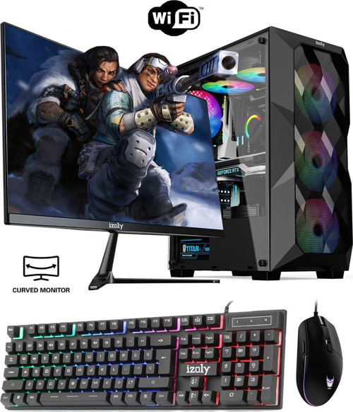 Nuzleaf X I7-10700f 16gb 256gb M.2 Nvme Rx 580 8gb 24" Oyuncu Oem Seti