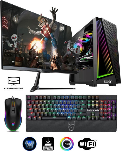 Rainbow X I7-10700f 16gb 512gbssd M2 Nvme Rx580 8gb 24" Oyuncu Oem Seti