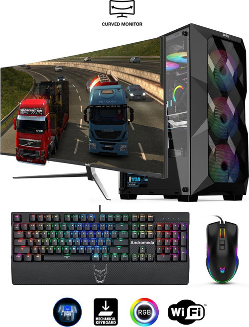 Salamence Y I7-10700f 16gb 512gb M.2 Nvme Rtx 2060s 6gb 27" 165hz Oyuncu Oem Seti