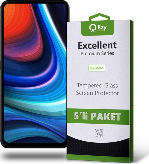 Omix 300 Temperli Ekran Koruyucu Kırılmaz Cam Ekonomik 5'li Paket