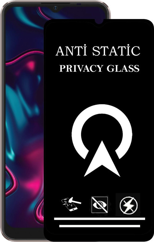 Reeder S23 Pro Max ile Uyumlu Tam Kaplayan Anti Statik Görünmez Safir Ekran Koruyucu Hayalet Cam