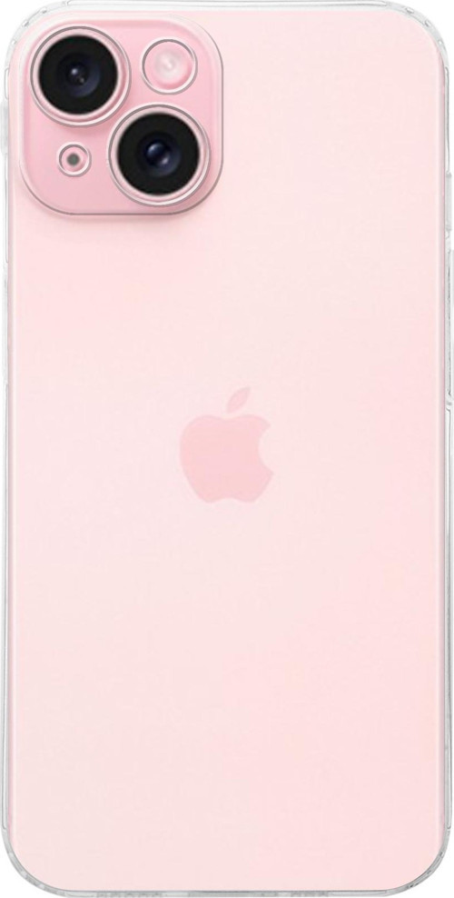 iPhone 15 Uyumlu Kamera Korumalı Süper Silikon Şeffaf Kılıf
