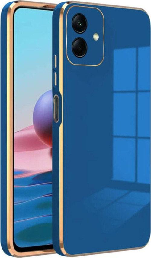 Samsung Galaxy A04 Kapak Kamera Korumalı Lazer Kesim Lüx Silikon Kılıf - Lacivert