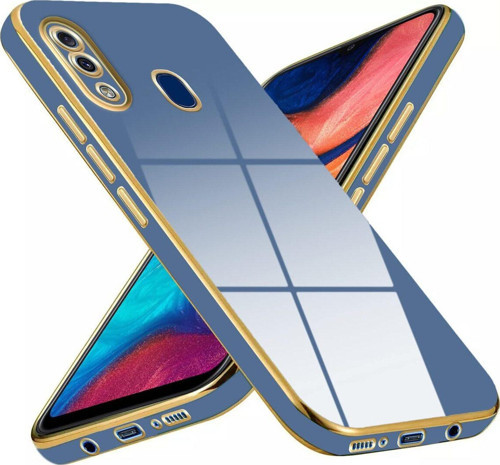 Samsung Galaxy A30S Kapak Kamera Korumalı Lazer Kesim Lüx Silikon Kılıf - Petrol Mavisi