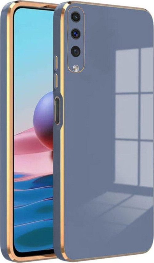 Samsung Galaxy A50 Kapak Kamera Korumalı Lazer Kesim Lüx Silikon Kılıf - Petrol Mavisi