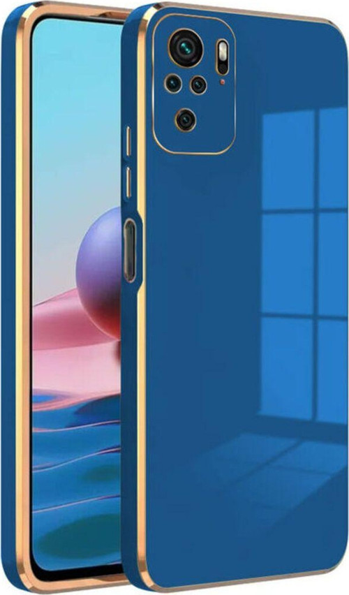Xiaomi Poco M5S Kapak Kamera Korumalı Lazer Kesim Lüx Silikon Kılıf - Lacivert