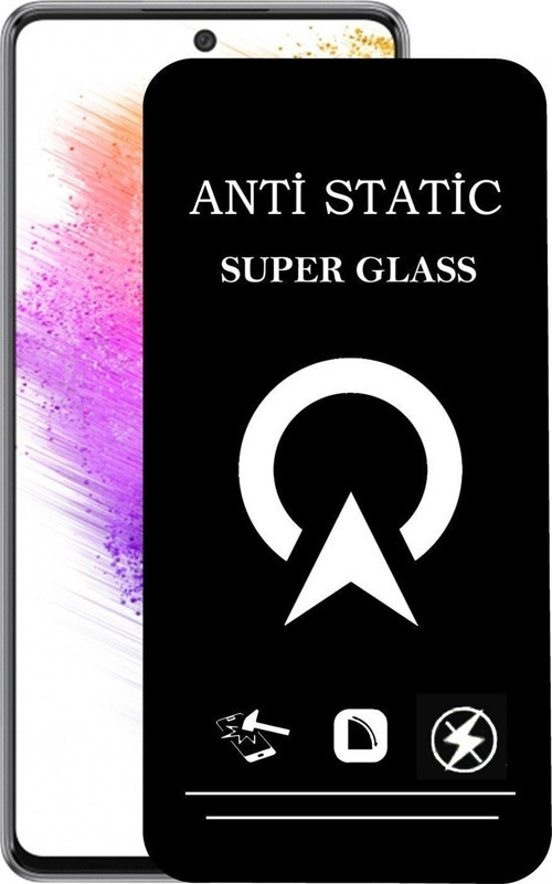 Samsung Galaxy A73 Tam Kaplayan Anti Statik Çizilmez Safir Ekran Koruyucu Cam