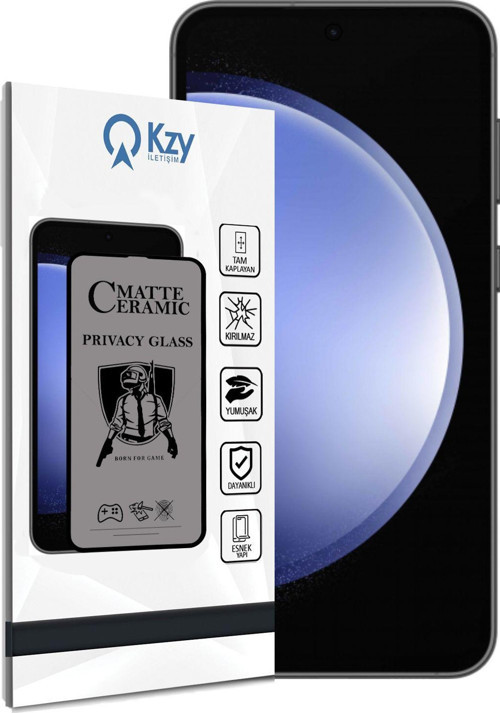 Samsung Galaxy S23 FE ile Uyumlu Tam Kaplayan Mat Seramik Nano Esnek Hayalet Ekran Koruyucu