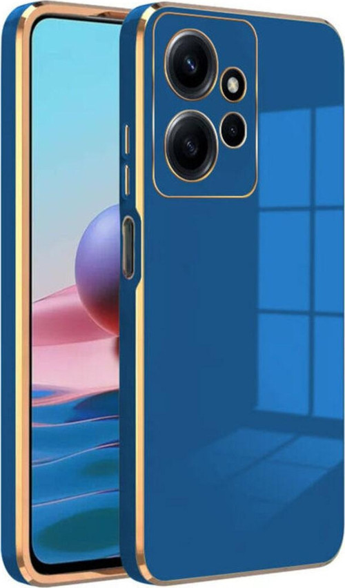 Xiaomi Redmi Note 12 4G Kapak Kamera Korumalı Lazer Kesim Lüx Silikon Kılıf - Lacivert