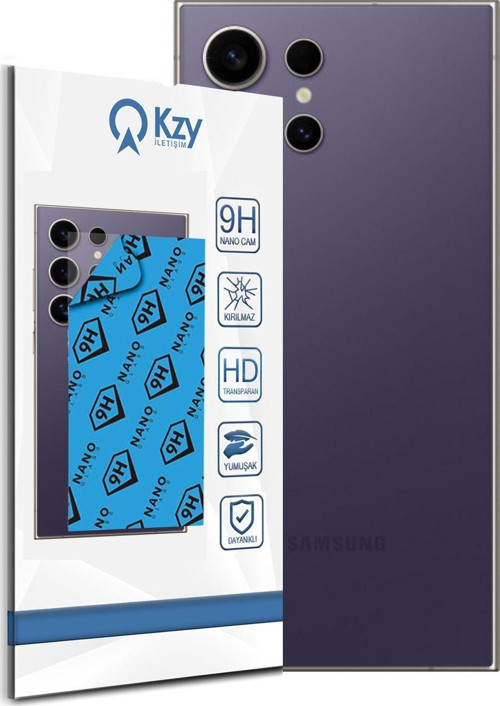 Samsung Galaxy S24 Ultra ile Uyumlu Nano Arka Koruyucu Kırılmaz Esnek Cam