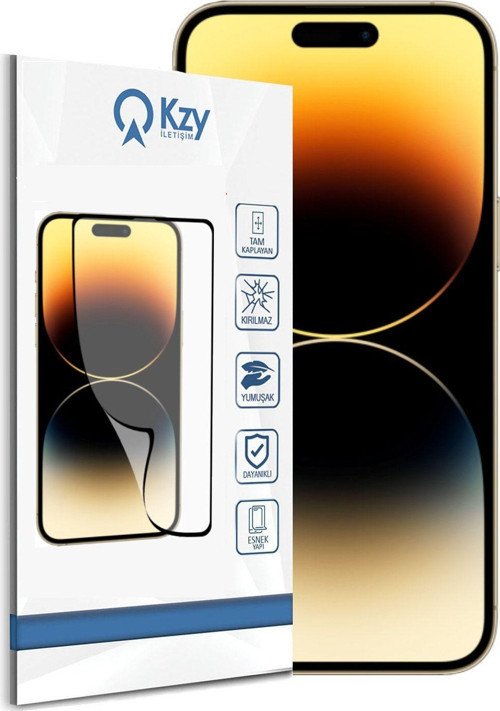 Uyumlu Iphone 14 Pro Tam Kaplayan Fiber Nano Ekran Koruyucu Cam