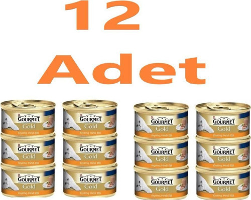 Gourmet Gold Hindili Kıyılmış 85 G - 12 Adet