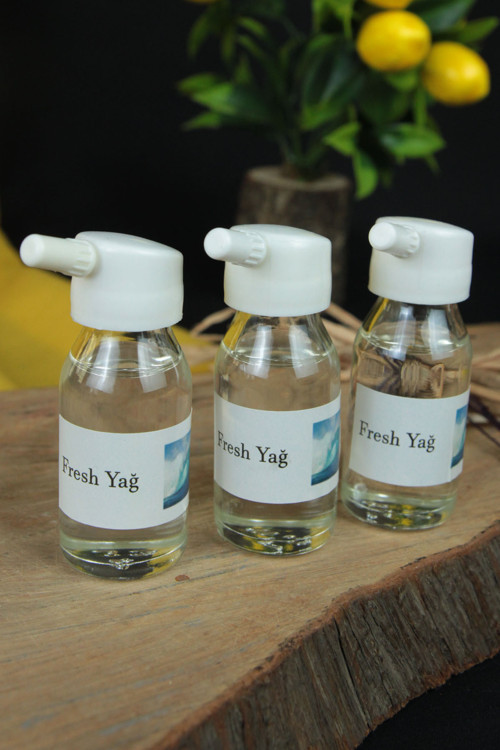 Buhurdanlık Esans Yağı Fresh Koku 3 Adet Şişe 15+15+15 ml
