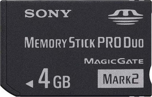 Memory Stick Pro Duo 4GB Magicgate Mark 2 MS Hafıza Kartı