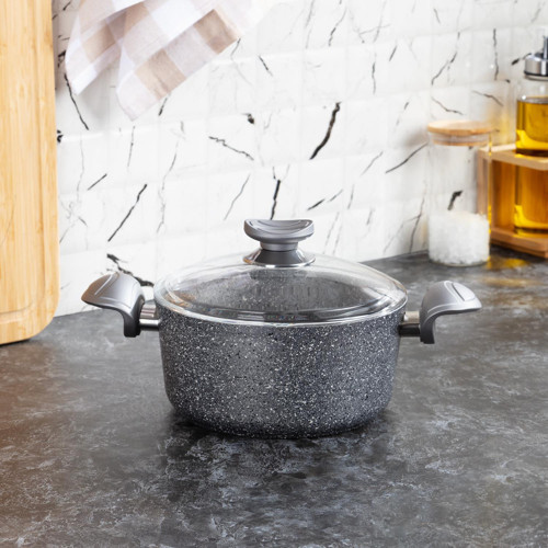 Pietra - 24 cm Derin Granit Tencere OMS014