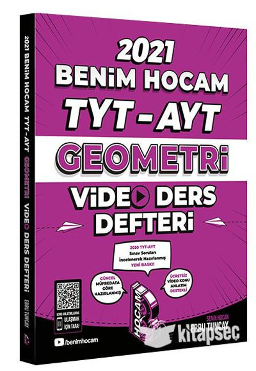 TYT AYT GEOMETRİ VİDEO DERS DEFTERİ 2022 - BENİM HOCAM YAYINLARI