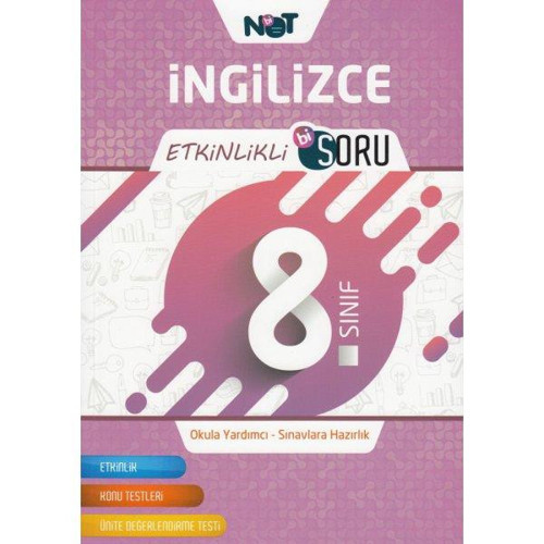 8.SINIF İNGİZLİCE ETKİNLİKLİ SORU BANKASI - BİNOT YAYINLARI