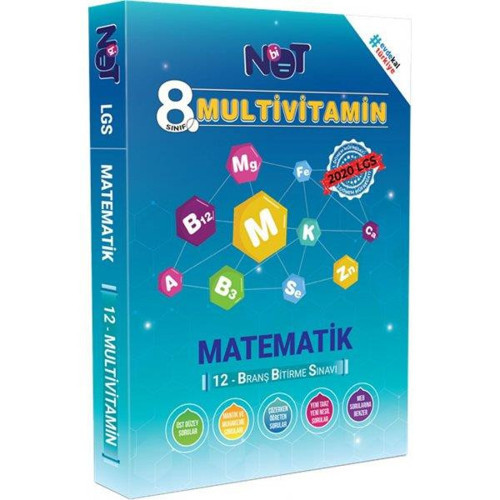 8.SINIF MATEMATİK 12 DENEME 1.DÖNEM MULTİVİTAMİN - BİNOT YAYINLARI