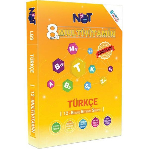8.SINIF TÜRKÇE 12 DENEME 1.DÖNEM MULTİVİTAMİN - BİNOT YAYINLARI
