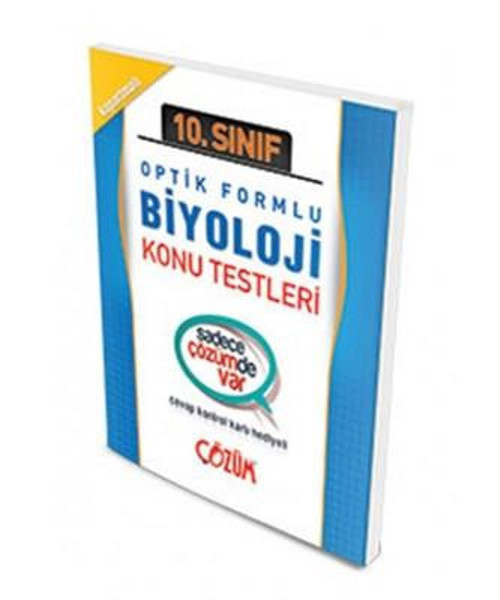10.SINIF BİYOLOJİ OPTİK FORMLU K.TESTİ YAPRAK TEST - ÇÖZÜM YAYINLARI