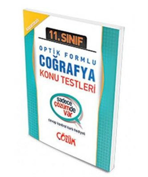 11.SINIF COĞRAFYA Y.T OPTİK FORMLU - ÇÖZÜM YAYINLARI