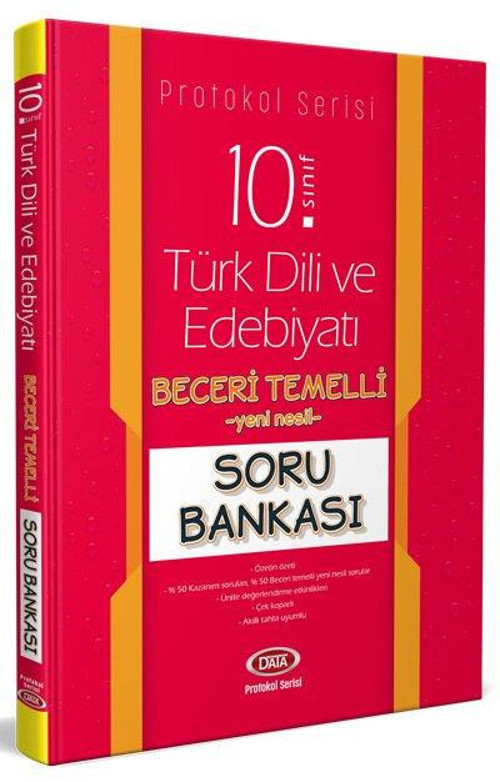 10.SINIF TÜRK DİLİ VE EDEBİYATI PROTOKOL SORU BANKASI BECERİ TEMELLİ - DATA YAYINLARI