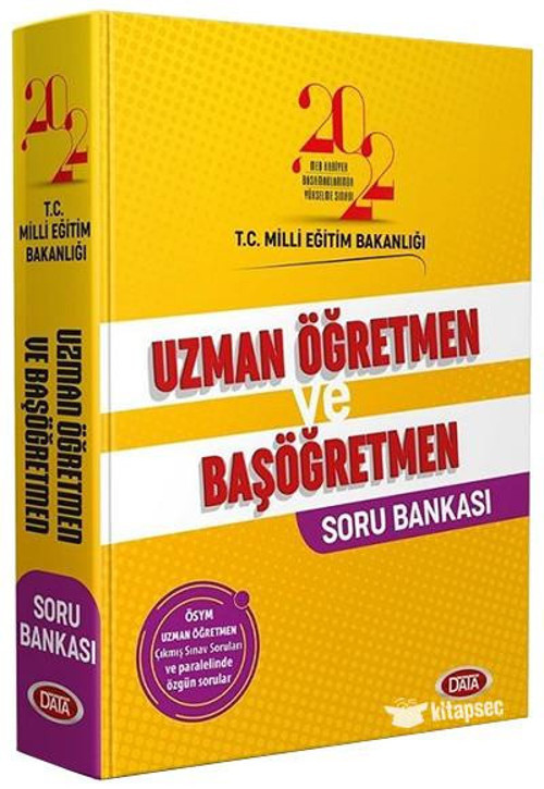 GYS UZMAN ÖĞRETMEN VE BAŞÖĞRETMEN SORU BANKASI 2022 - DATA YAYINLARI