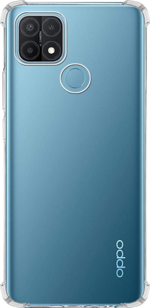 Oppo A15S Kapak Şeffaf Antishock Köşe Korumalı Silikon Kılıf