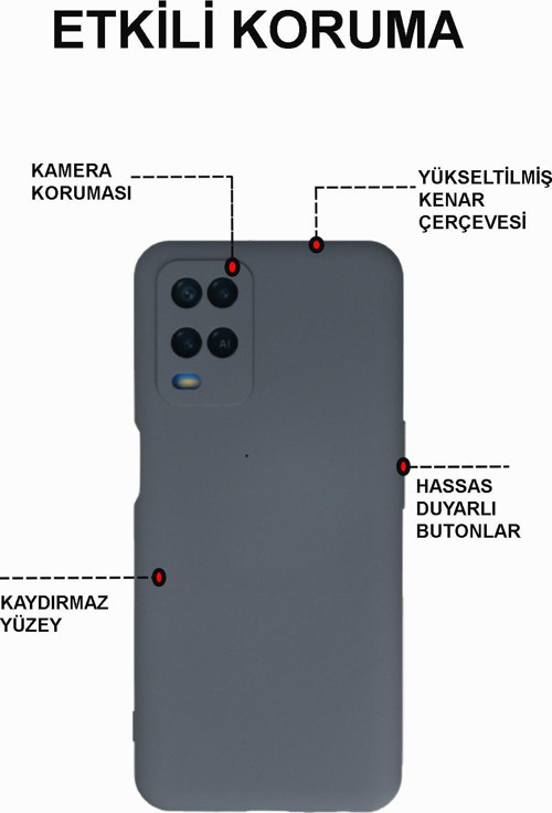 Oppo A16 Kapak Içi Kadife Kamera Korumalı Lansman Silikon Kılıf - Sarı