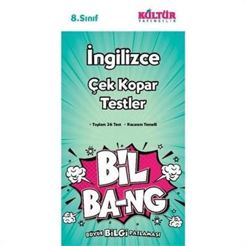 8.SINIF İNGİLİZCE YAPRAK TEST BİL BANG - KÜLTÜR YAYINCILIK