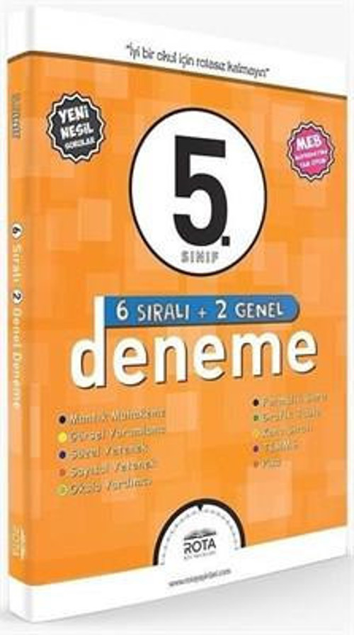 5.SINIF 6 SIRALI+2 GENEL DENEME - ROTA YAYINLARI