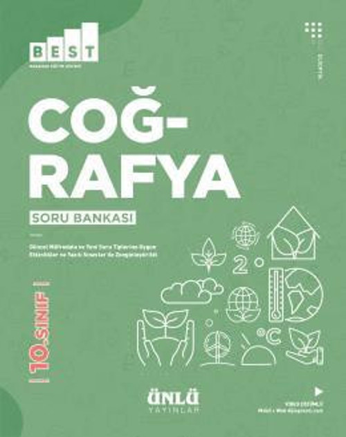 10.SINIF COĞRAFYA SORU BANKASI BEST - ÜNLÜ YAYINLARI
