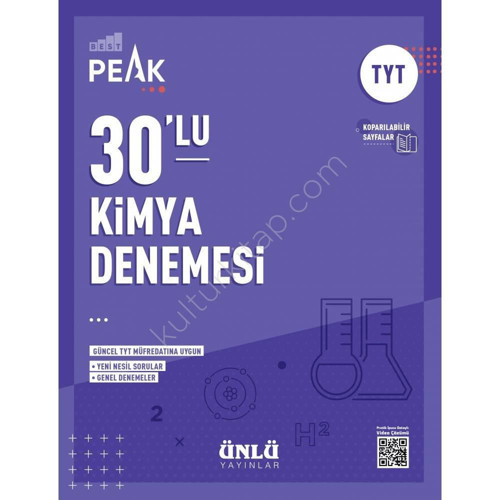 TYT KİMYA 30'LU DENEME ( BEST PEAK ) - ÜNLÜ YAYINLARI
