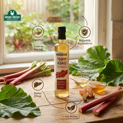 Işkın Kökü Sirkesi - Doğal Fermentasyon 500 Ml
