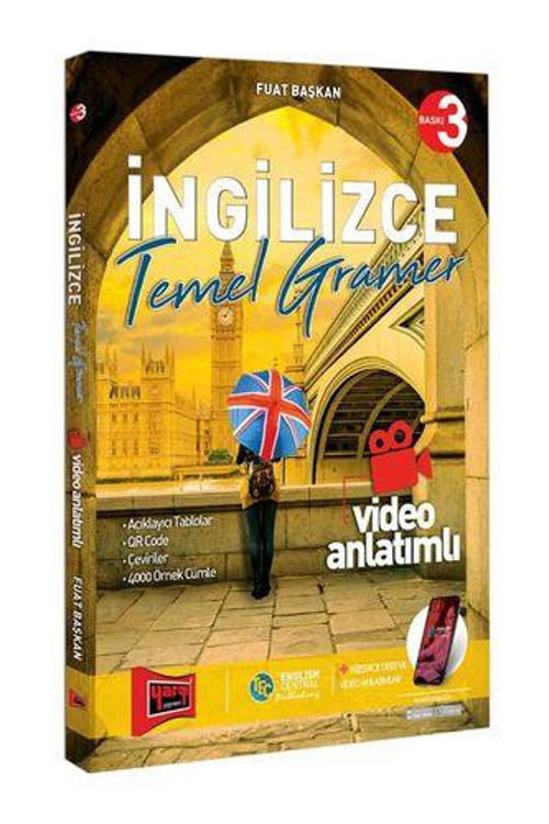 İNGİLİZCE TEMEL GRAMER VİDEO ANLATIMLI - FUAT BAŞKAN - YARGI YAYINEVİ