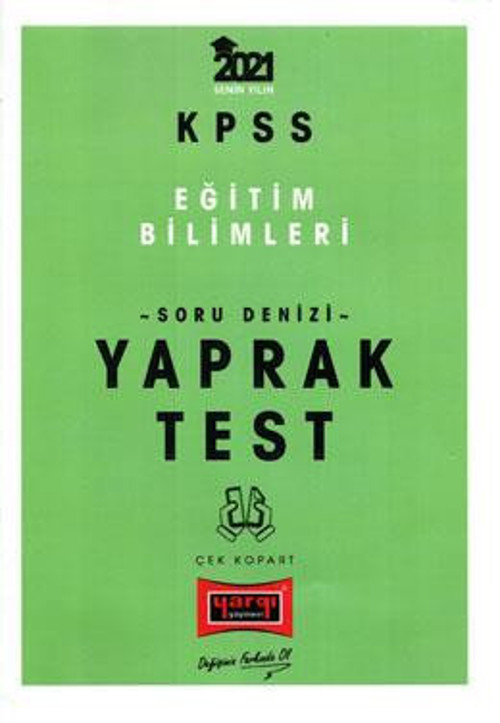 KPSS EĞİTİM BİLİMLERİ SORU DENİZİ YAPRAK TEST 2021- YARGI YAYINLARI