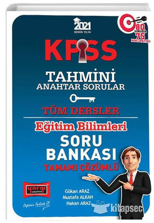 KPSS EĞİTİM BİLİMLERİ TAHMİNİ ANAHTAR SORULAR SORU BANKASI 2021 - YARGI YAYINLARI