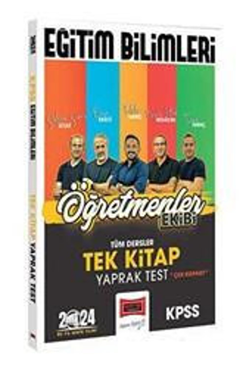 KPSS EĞT BİL ÖĞRETMEN EKİBİ TÜM DERSLER TEK KİTAP ÇEK KOPART YAPRAK TEST 2024 - YARGI