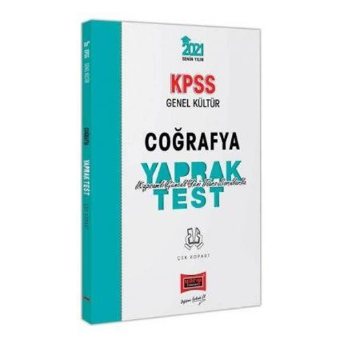 KPSS GENEL KÜLTÜR COĞRAFYA YAPRAK TEST 2021 - YARGI YAYINEVİ