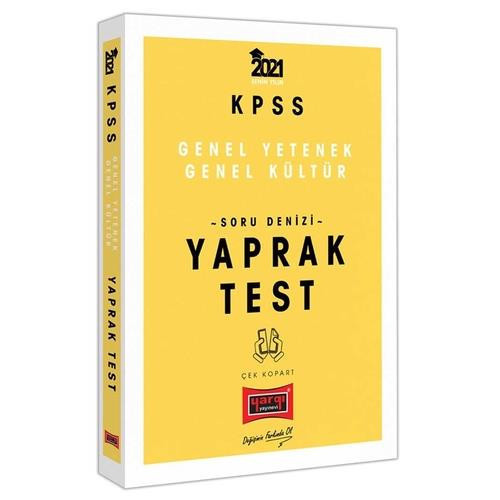 KPSS GENEL KÜLTÜR GENEL YETENEK SORU DENİZİ YAPRAK TEST 2021 - YARGI YAYINEVİ