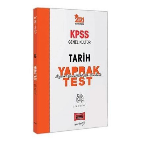 KPSS GENEL KÜLTÜR TARİH YAPRAK TEST 2021 - YARGI YAYINEVİ