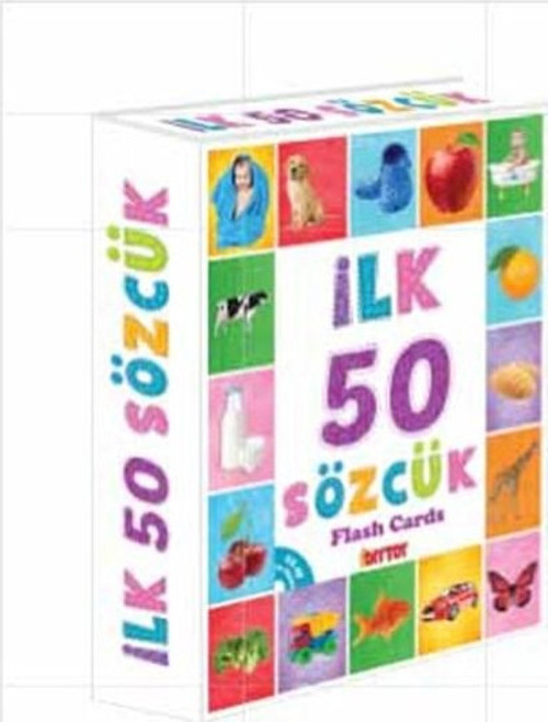 İlk 50 Sözcük Flash Cards Hafıza Kartları Orijinal Ürün