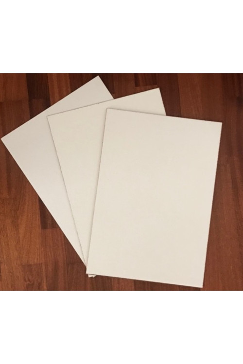 - 1 Adet Beyaz Duralit Mdf , 3 Mm Kalınlık , 50X70 Cm Ebat , Tek Tarafı Beyaz Boyalı