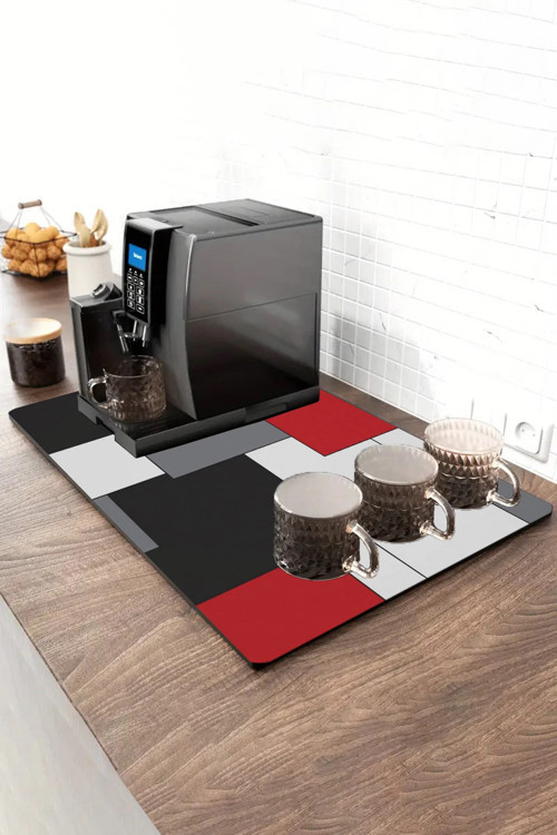 Barista Matı Sıvı Geçirmez Büyük Boy XXL Kahve Barı Espresso Kahve Makinesi Pad 40x90c